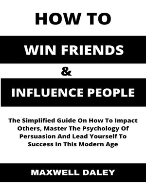 cover image of HOW TO WIN FRIENDS & INFLUENCE PEOPLE